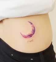 фото тату луна от 19.11.2017 №093 — tattoo moon — tattoo-photo.ru