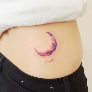 фото тату луна от 19.11.2017 №093 - tattoo moon - tattoo-photo.ru