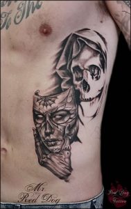 фото тату маска от 16.11.2017 №023 - tattoo mask - tattoo-photo.ru