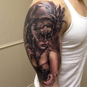 фото тату маска от 16.11.2017 №027 - tattoo mask - tattoo-photo.ru