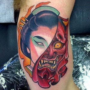 фото тату маска от 16.11.2017 №029 - tattoo mask - tattoo-photo.ru