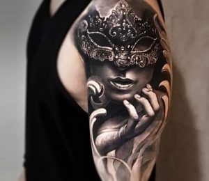 фото тату маска от 16.11.2017 №036 - tattoo mask - tattoo-photo.ru