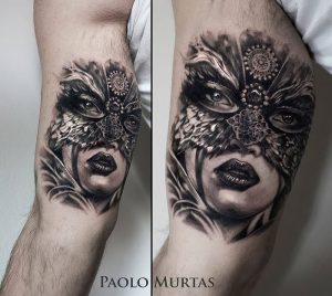 фото тату маска от 16.11.2017 №041 - tattoo mask - tattoo-photo.ru