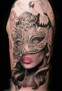 фото тату маска от 16.11.2017 №058 - tattoo mask - tattoo-photo.ru