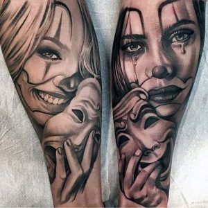 фото тату маска от 16.11.2017 №061 - tattoo mask - tattoo-photo.ru