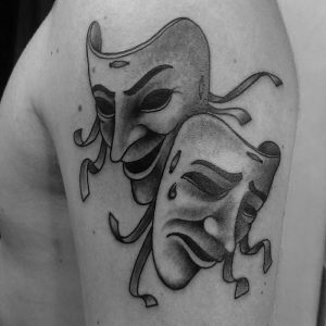 фото тату маска от 16.11.2017 №075 - tattoo mask - tattoo-photo.ru