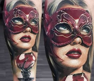 фото тату маска от 16.11.2017 №081 - tattoo mask - tattoo-photo.ru