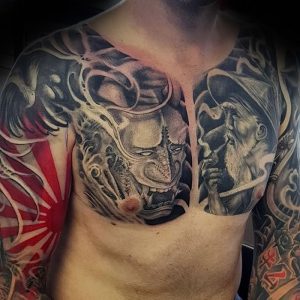 фото тату маска от 16.11.2017 №086 - tattoo mask - tattoo-photo.ru