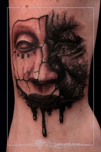 фото тату маска от 16.11.2017 №091 - tattoo mask - tattoo-photo.ru