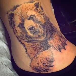 фото тату медведь от 17.11.2017 №013 - bear tattoo - tattoo-photo.ru