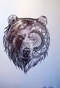 фото тату медведь от 17.11.2017 №028 - bear tattoo - tattoo-photo.ru