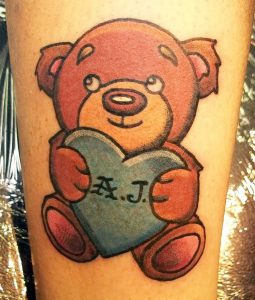 фото тату медведь от 17.11.2017 №041 - bear tattoo - tattoo-photo.ru