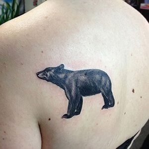 фото тату медведь от 17.11.2017 №061 - bear tattoo - tattoo-photo.ru