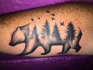 фото тату медведь от 17.11.2017 №081 - bear tattoo - tattoo-photo.ru