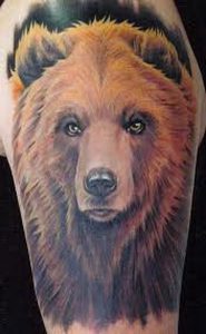 фото тату медведь от 17.11.2017 №089 - bear tattoo - tattoo-photo.ru