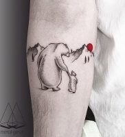 фото тату медведь от 17.11.2017 №101 — bear tattoo — tattoo-photo.ru