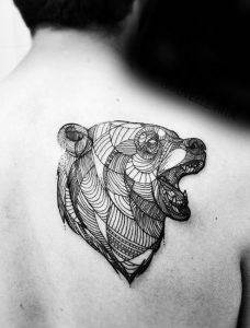фото тату медведь от 17.11.2017 №102 - bear tattoo - tattoo-photo.ru