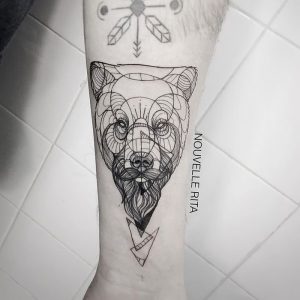 фото тату медведь от 17.11.2017 №106 - bear tattoo - tattoo-photo.ru