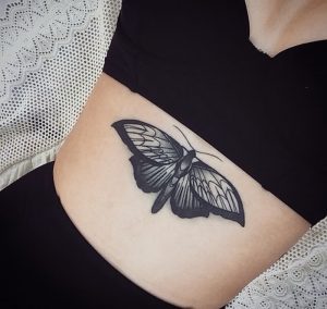 фото тату мотылек от 17.11.2017 №047 - moth tattoos - tattoo-photo.ru