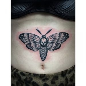 фото тату мотылек от 17.11.2017 №073 - moth tattoos - tattoo-photo.ru