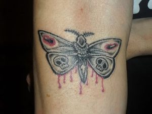 фото тату мотылек от 17.11.2017 №075 - moth tattoos - tattoo-photo.ru