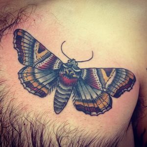 фото тату мотылек от 17.11.2017 №079 - moth tattoos - tattoo-photo.ru