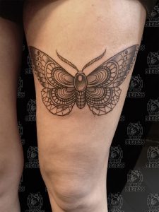 фото тату мотылек от 17.11.2017 №082 - moth tattoos - tattoo-photo.ru