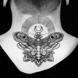 фото тату мотылек от 17.11.2017 №095 - moth tattoos - tattoo-photo.ru