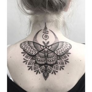 фото тату мотылек от 17.11.2017 №099 - moth tattoos - tattoo-photo.ru