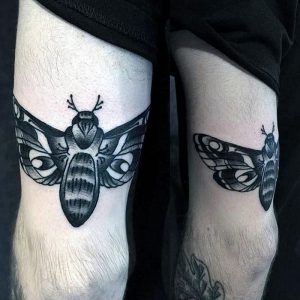 фото тату мотылек от 17.11.2017 №110 - moth tattoos - tattoo-photo.ru