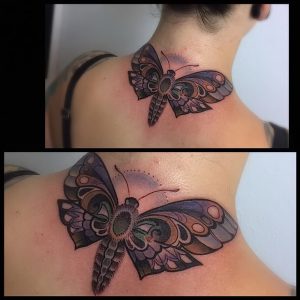 фото тату мотылек от 17.11.2017 №115 - moth tattoos - tattoo-photo.ru