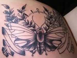 фото тату мотылек от 17.11.2017 №119 - moth tattoos - tattoo-photo.ru