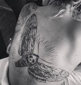 фото тату мотылек от 17.11.2017 №134 - moth tattoos - tattoo-photo.ru