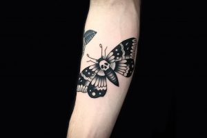 фото тату мотылек от 17.11.2017 №156 - moth tattoos - tattoo-photo.ru