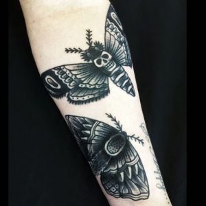 фото тату мотылек от 17.11.2017 №166 - moth tattoos - tattoo-photo.ru