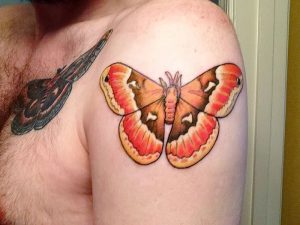 фото тату мотылек от 17.11.2017 №176 - moth tattoos - tattoo-photo.ru