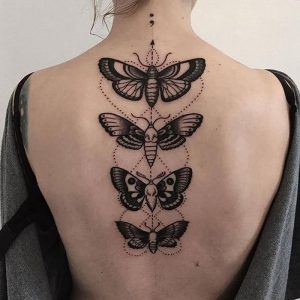 фото тату мотылек от 17.11.2017 №185 - moth tattoos - tattoo-photo.ru