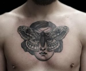 фото тату мотылек от 17.11.2017 №188 - moth tattoos - tattoo-photo.ru