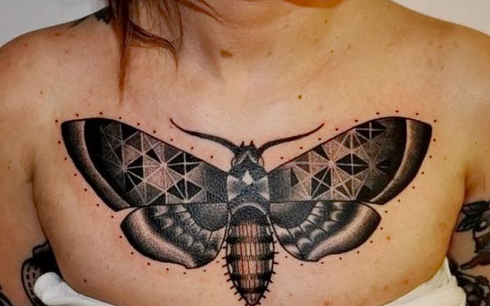 фото тату мотылек от 17.11.2017 №191 - moth tattoos - tattoo-photo.ru