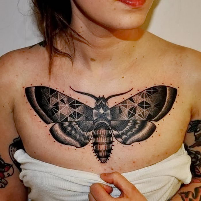 Значение тату мотылек, Бабочка (40+ фото)