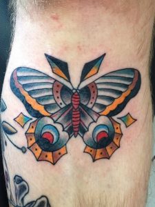фото тату мотылек от 17.11.2017 №203 - moth tattoos - tattoo-photo.ru