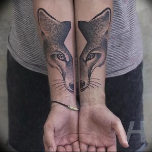 фото тату с животными от 14.11.2017 №021 - animal tattoos - tattoo-photo.ru