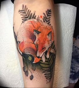 фото тату с животными от 14.11.2017 №028 - animal tattoos - tattoo-photo.ru