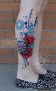 фото тату цветок Мак от 17.11.2017 №042 - tattoo flower mack - tattoo-photo.ru