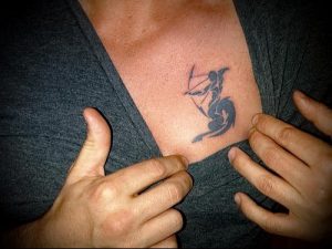фото тату стрелец для статьи про значение символа в татуировке - 33