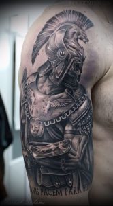 Гладиатор в татуировке для статьи про значение рисунка - 23