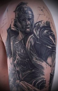 Гладиатор в татуировке для статьи про значение рисунка - 29