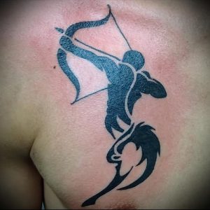фото тату стрелец для статьи про значение символа в татуировке - 10