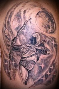 фото тату стрелец для статьи про значение символа в татуировке - 30