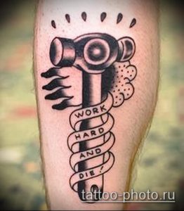 фото татуировки молот - значение - пример интересного рисунка тату - 001 tatufoto.com